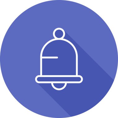 Çan simgesi web basit illüstrasyon