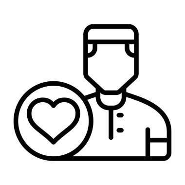 user icon, vector illustration simple design