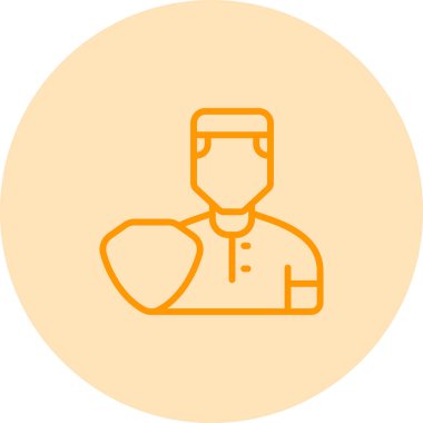 user icon, vector illustration simple design