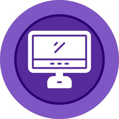 masaüstü web simgesi vektör çizimi