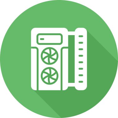 Oyun PC simgesi, vektör illüstrasyonu basit tasarım