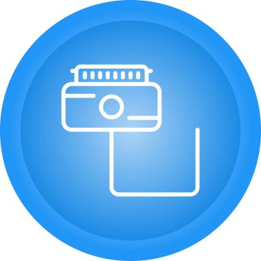 Fiş. Web basit simgesi illüstrasyonu