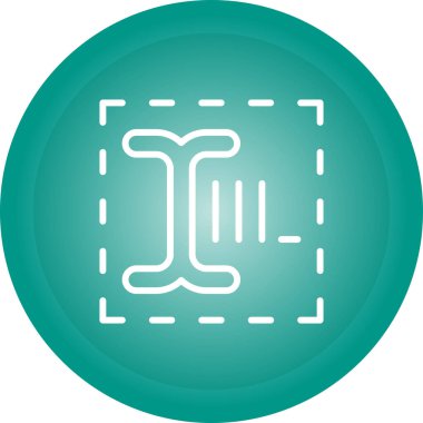 Metin Kutusu, belge ikonu vektör illüstrasyonu 