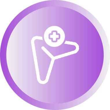 ok simgesi, vektör illüstrasyonu 