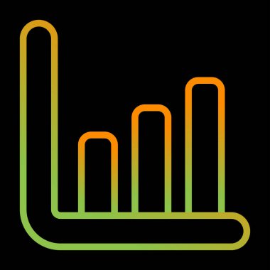 Grafik Tarihi web simgesi, vektör illüstrasyonu 
