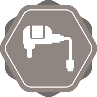 Aygıt web simgesi vektör illüstrasyonu