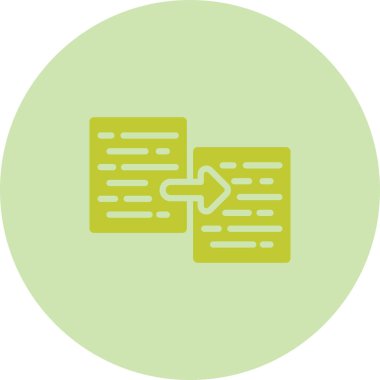 Belge Kopyalama simgesi, vektör illüstrasyonu