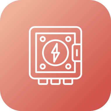 Elektrik Panelinin vektör illüstrasyonu