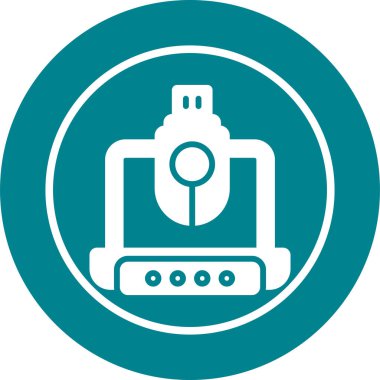 usb simgesi, web tasarımı için illüstrasyon