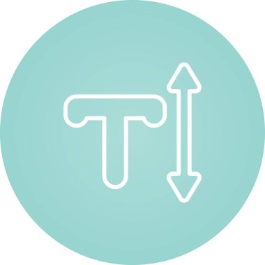 Metin sembolü vektör illüstrasyonu 