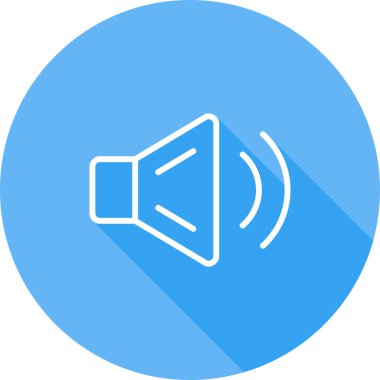 Ses hoparlörü web illüstrasyonu