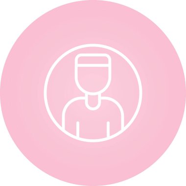 kullanıcı avatar simgesi vektör çizimi