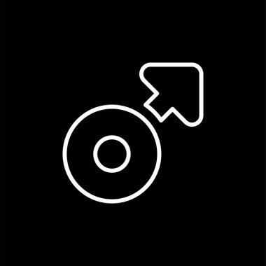 ok simgesi, vektör illüstrasyonu  