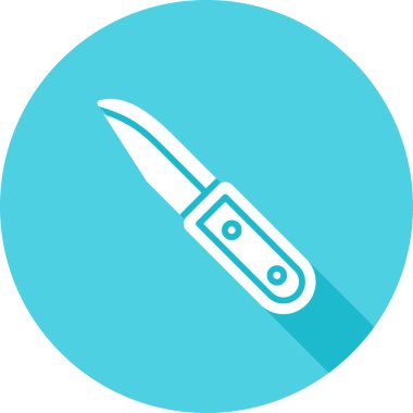 cep çakısı simgesi web illüstrasyonu