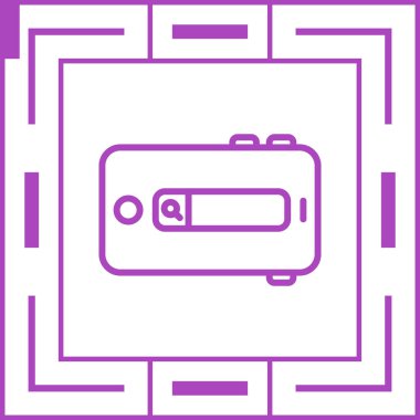 Tablet modern simgesinin vektör illüstrasyonu