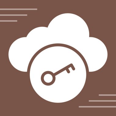 veri güvenlik simgesi, vektör illüstrasyonu  