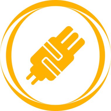 Fiş. Web basit simgesi illüstrasyonu