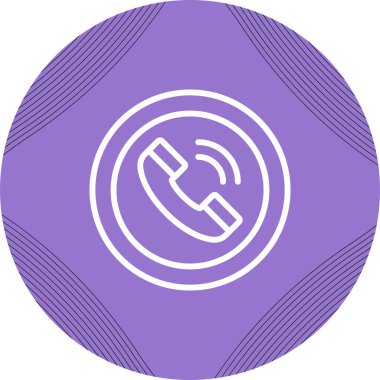 Telefon. Web simgesi basit tasarım 