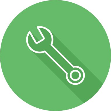 Spanner web simgesi vektör illüstrasyonu 