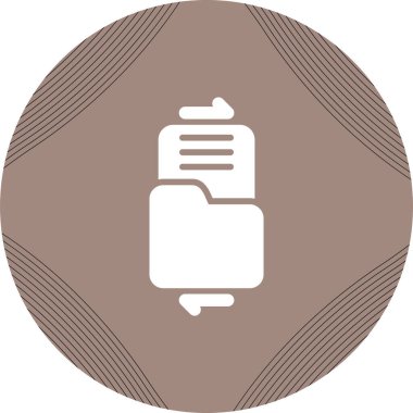 Dosya paylaşım simgesi, vektör illüstrasyonu 