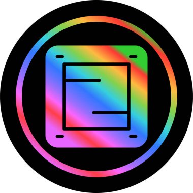 Anakart. Web simgesi basit illüstrasyon