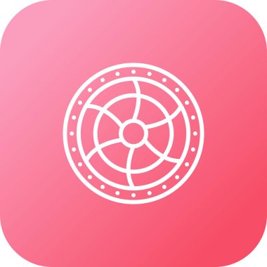 Daha serin ağ simgesi vektör illüstrasyonu