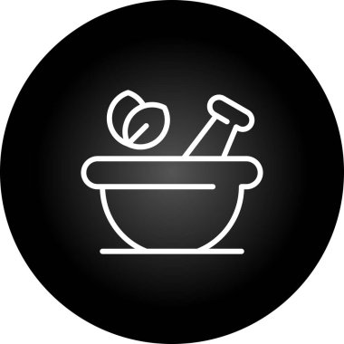 Bitkisel İlaç ikonu, Pestle ve havan topu