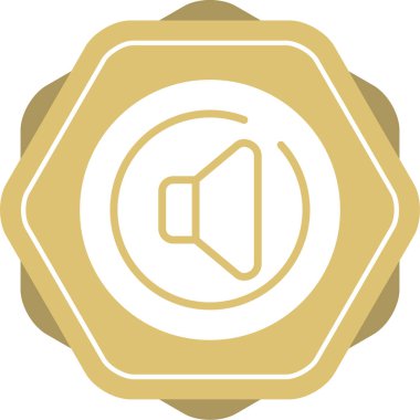 Spike Circle simgesi, vektör illüstrasyonu 