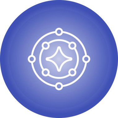 Yıldız simgesinin vektör illüstrasyonu