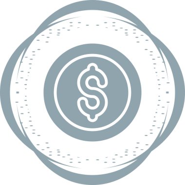 Dolar simgesi vektör illüstrasyonu