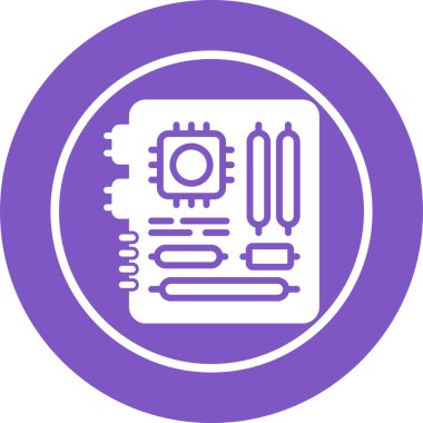 Ana kart web simgesi vektör illüstrasyonu