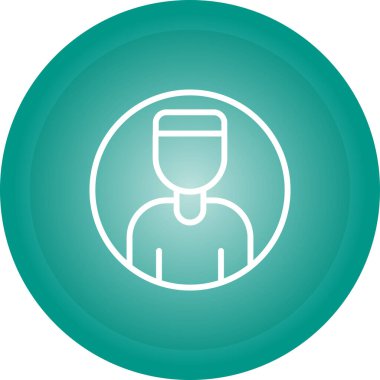 kullanıcı avatar simgesi vektör çizimi