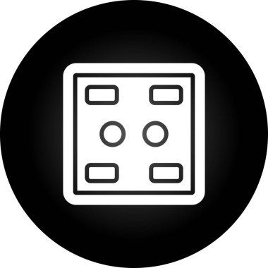 soket simgesi web basit illüstrasyon