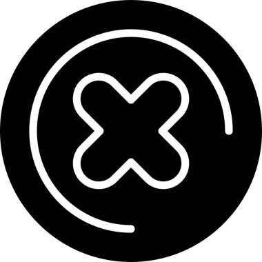 Haç. Web simgesi basit illüstrasyon