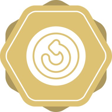 Yenile. Web simgesi basit illüstrasyon