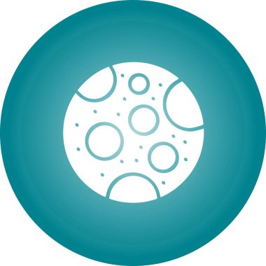 Ay ağ simgesinin vektör illüstrasyonu