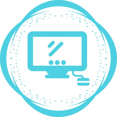 masaüstü web simgesi vektör çizimi