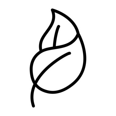 Yaprak Web illüstrasyon tasarım logosu