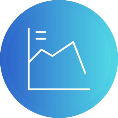 Ekonomik Çöküş web simgesi vektör çizimi 