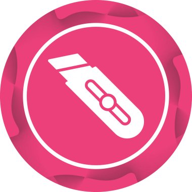 Kağıt Kesicisi web simgesi, basit vektör illüstrasyonu