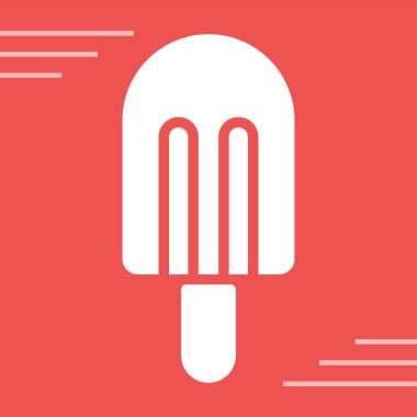 dondurma ikonu vektör illüstrasyon tasarımı