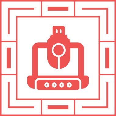 usb simgesi, web tasarımı için illüstrasyon