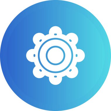 Ayarları satırı simgesi, vektör çizim 