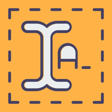 Tip simgesinin basit web illüstrasyonu