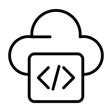 Oyun Sunucusu Sunucu simgesi, vektör illüstrasyonu