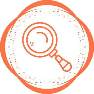 Arama loupe simgesi vektör illüstrasyonu