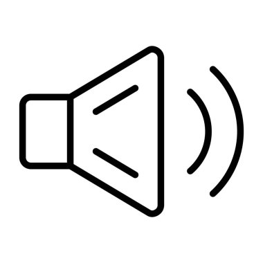 volume speaker icon web illustration