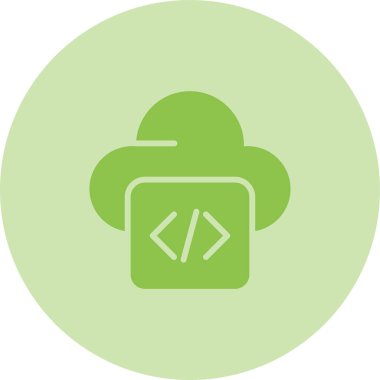 Oyun Sunucusu Sunucu simgesi, vektör illüstrasyonu