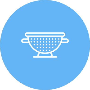 Colander web simgesi vektör illüstrasyonu 