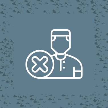 User icon, vector illustration simple design